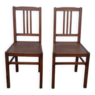 Pair of vintage ELF bistro chairs
