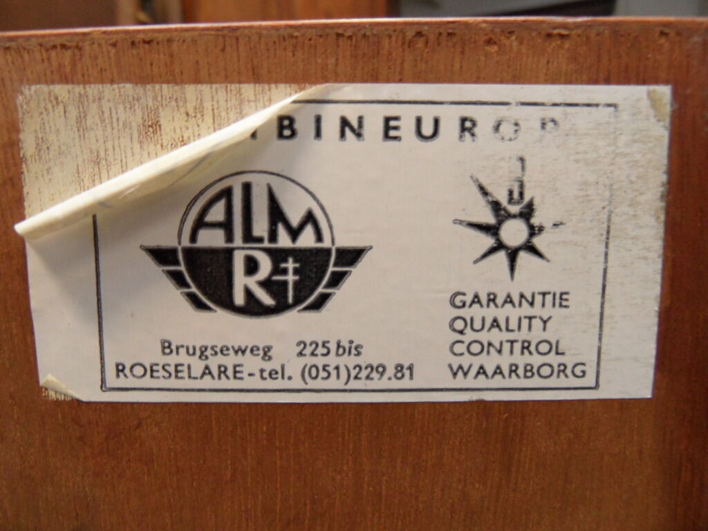 Vintage mid-century bedside table 1960's