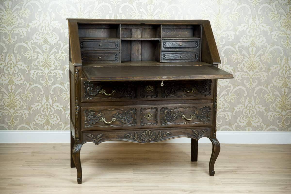 Vintage Writing Desk in Neo-Rococo Forms, 1950s