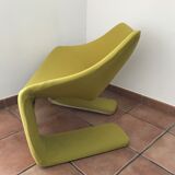 Splendid zen armchair design and vintage steiner 1970