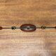 Teak candlestick in mid-century Danish string style, 1960s.