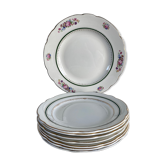 Service assiettes et plat Sarreguemines ancien