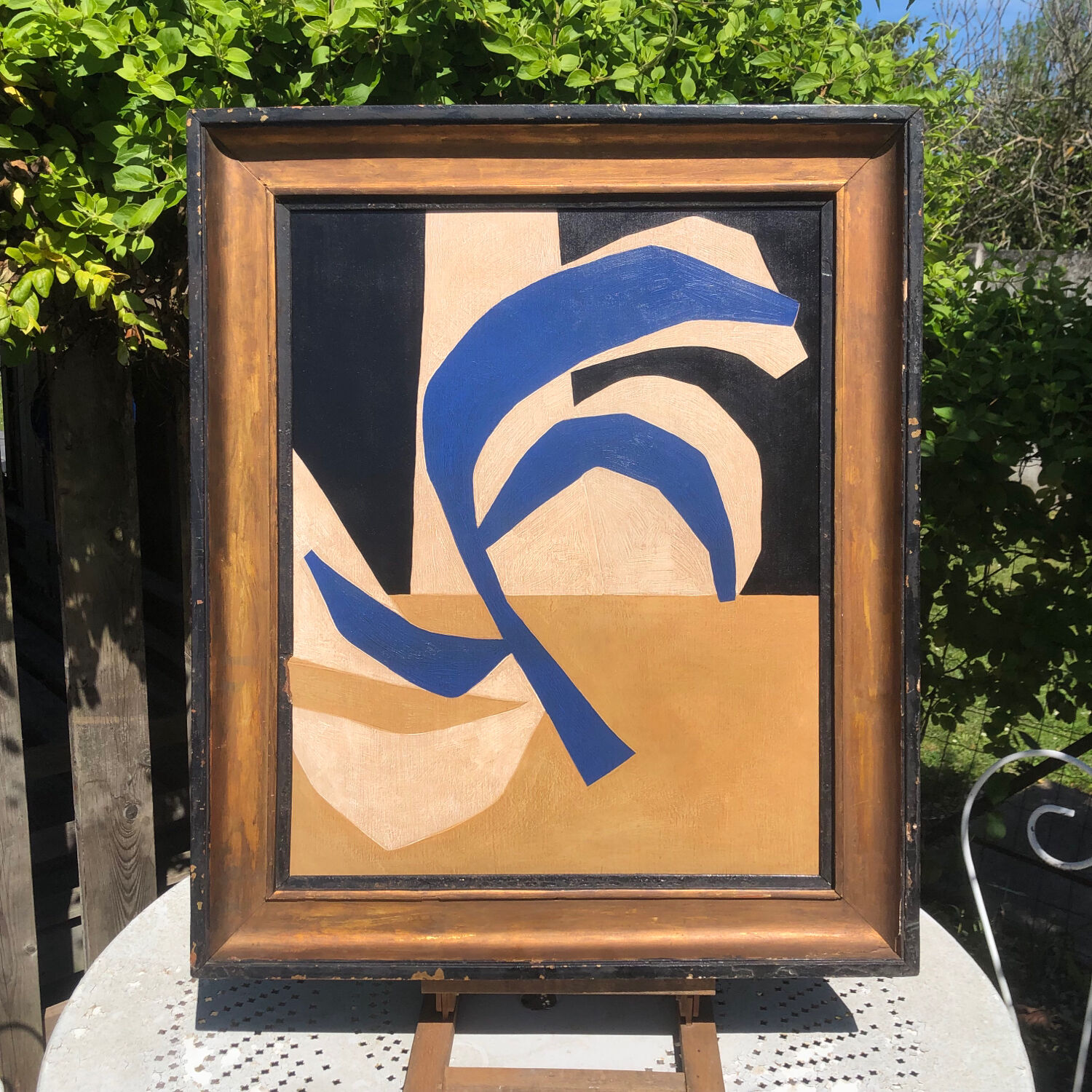 Large abstract painting