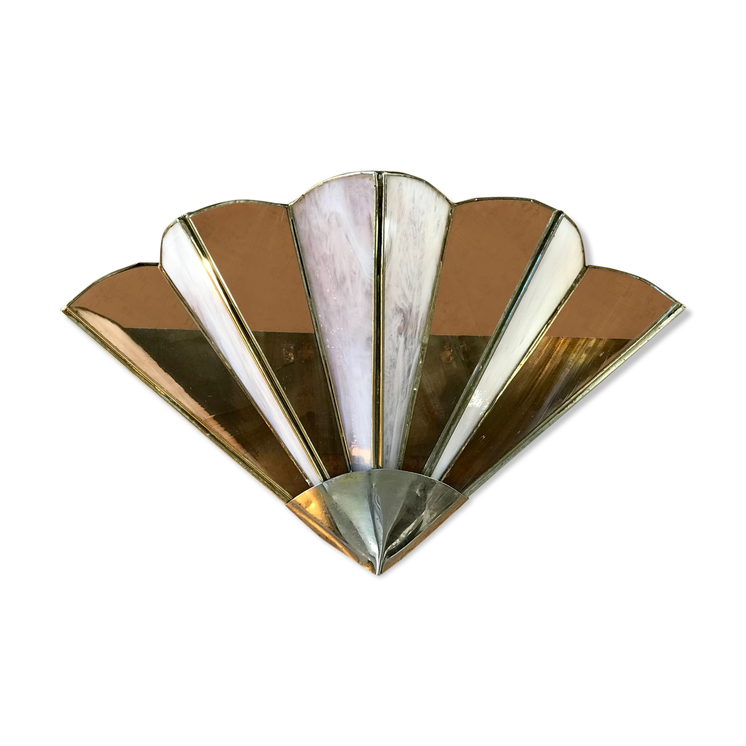 Wall light  glass fan