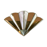 Wall light  glass fan