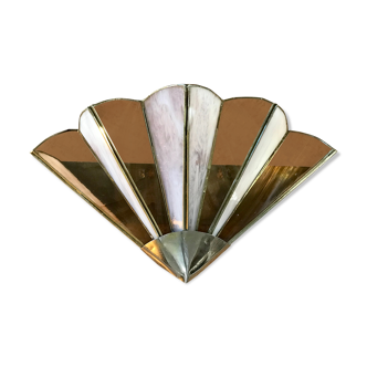 Wall light  glass fan