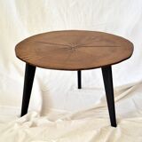 Table basse ronde en chêne
