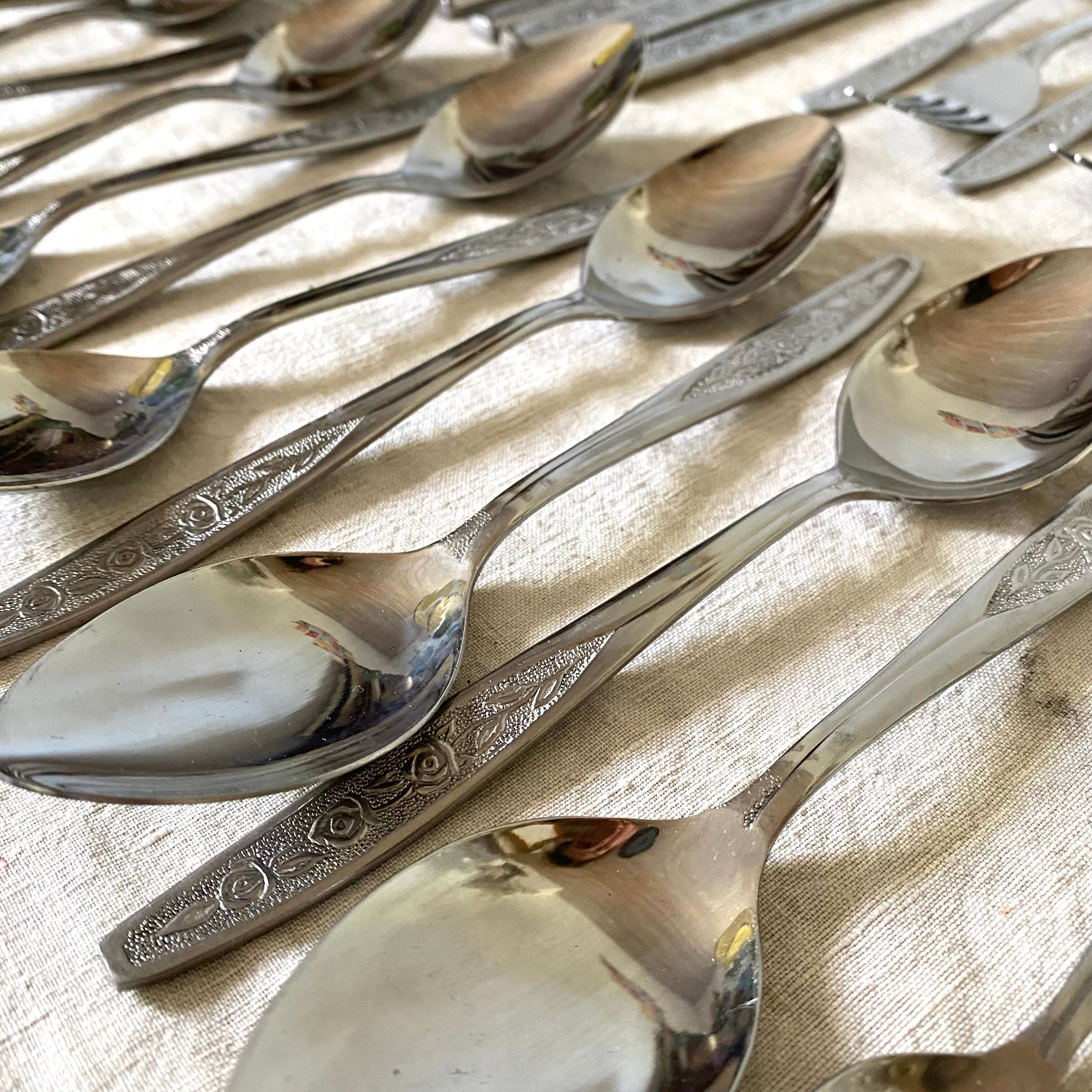Stainless steel housewife 60s, table cutlery