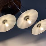 Set of 3 suspensions bistro sheet metal enamelled