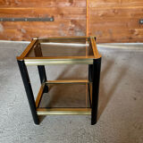 Side table 2 trays 1980's