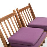Pair of GE-375 Easychairs in Oak by Hans J. Wegner