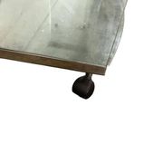Bar cart/vintage cart in curved glass by Gallotti & Radice