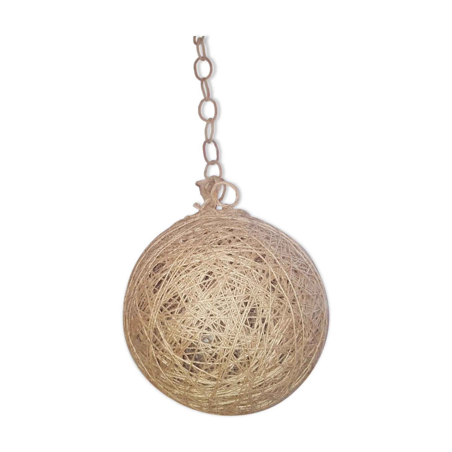 Vintage rattan suspension