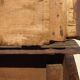 Old draining rack, chest, in solid oak