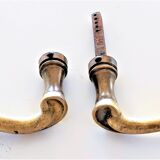 Door handle in square bronze
