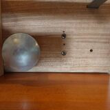 coat rack, sandblasted wooden and metal coat hooks