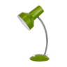 Green mid century gooseneck desk lamp / table lamp