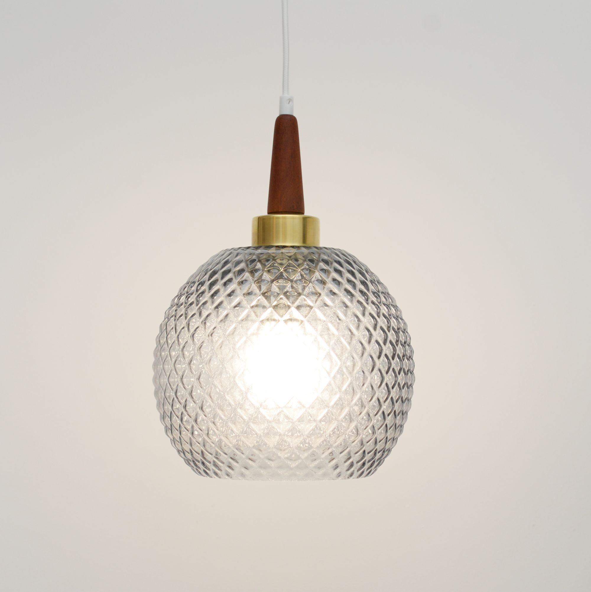 Glass lamp, 1960s