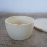 Series of 7 vintage ceramic cups and saucers by Le Pot de Terre