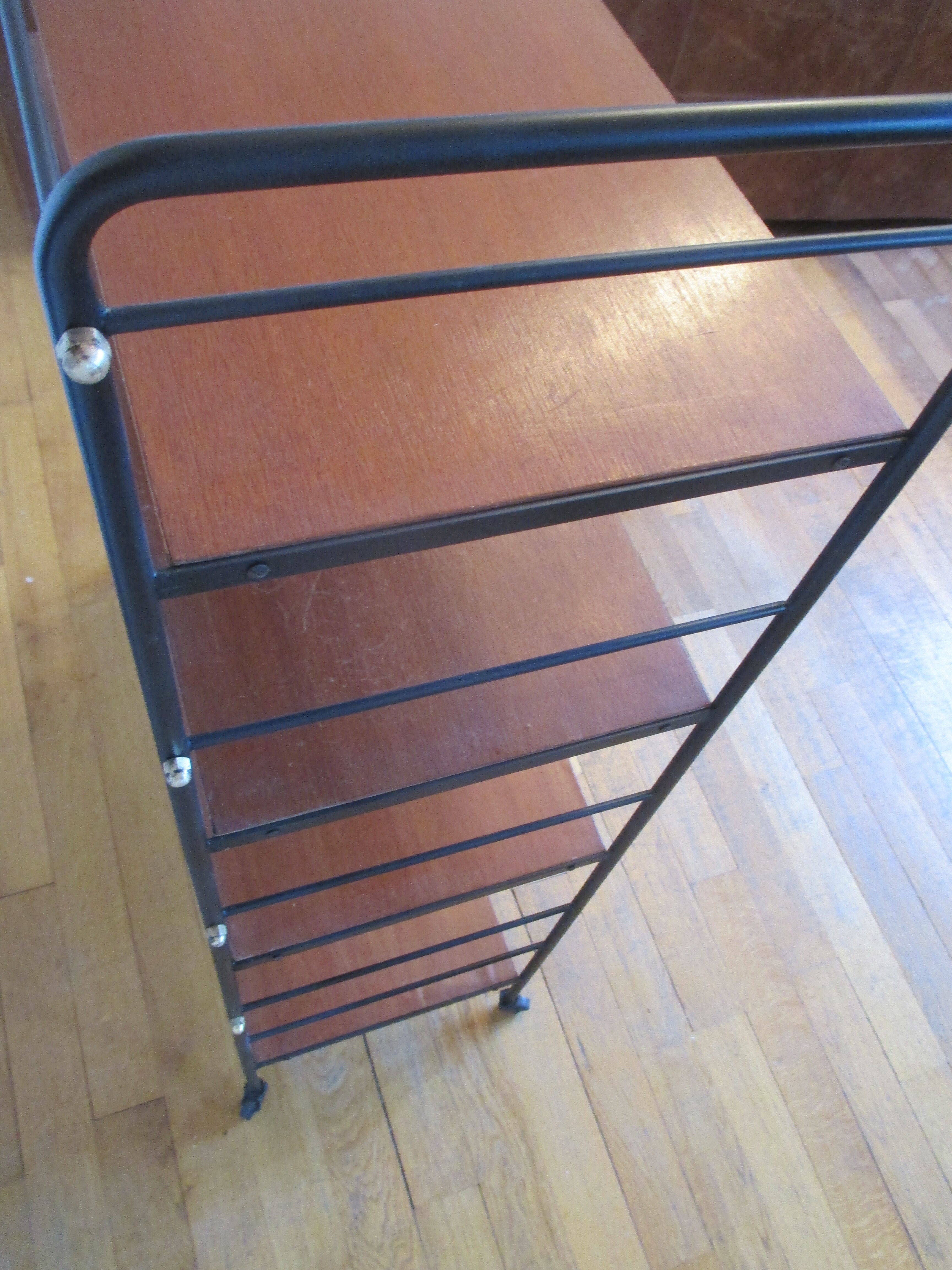 Vintage shelf on wheels 60s