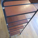 Vintage shelf on wheels 60s