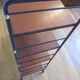 Vintage shelf on wheels 60s