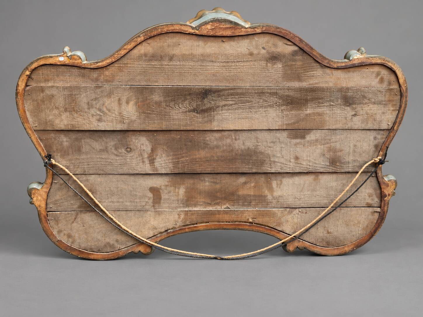 Large antique gilded mirror in Louis XV / rococo style.