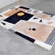 Vintage Handwoven Rug with Abstract Design, 1980s