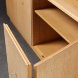 Oak sideboard and two shelves by Borge Mogensen
