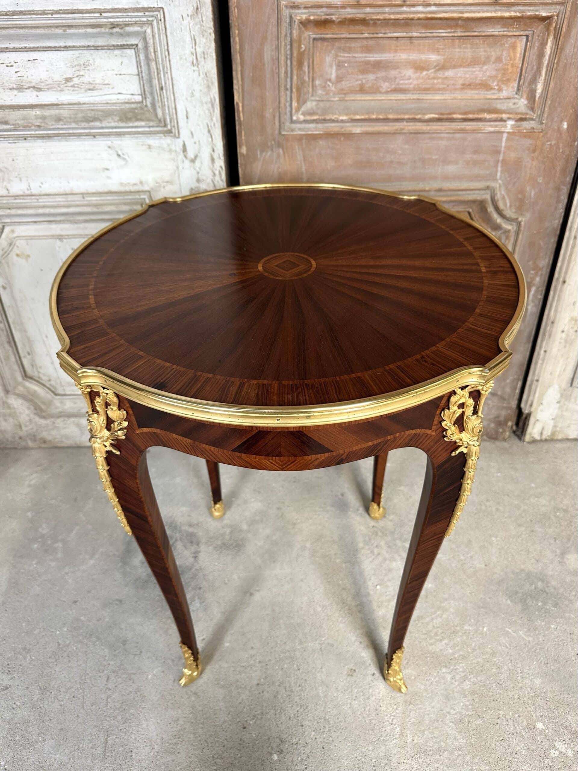 Napoleon III style gueridon from the late 19th century.