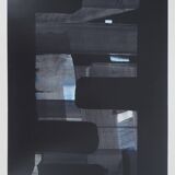 Pierre SOULAGES: Gouache on paper 1973 - Original signed poster