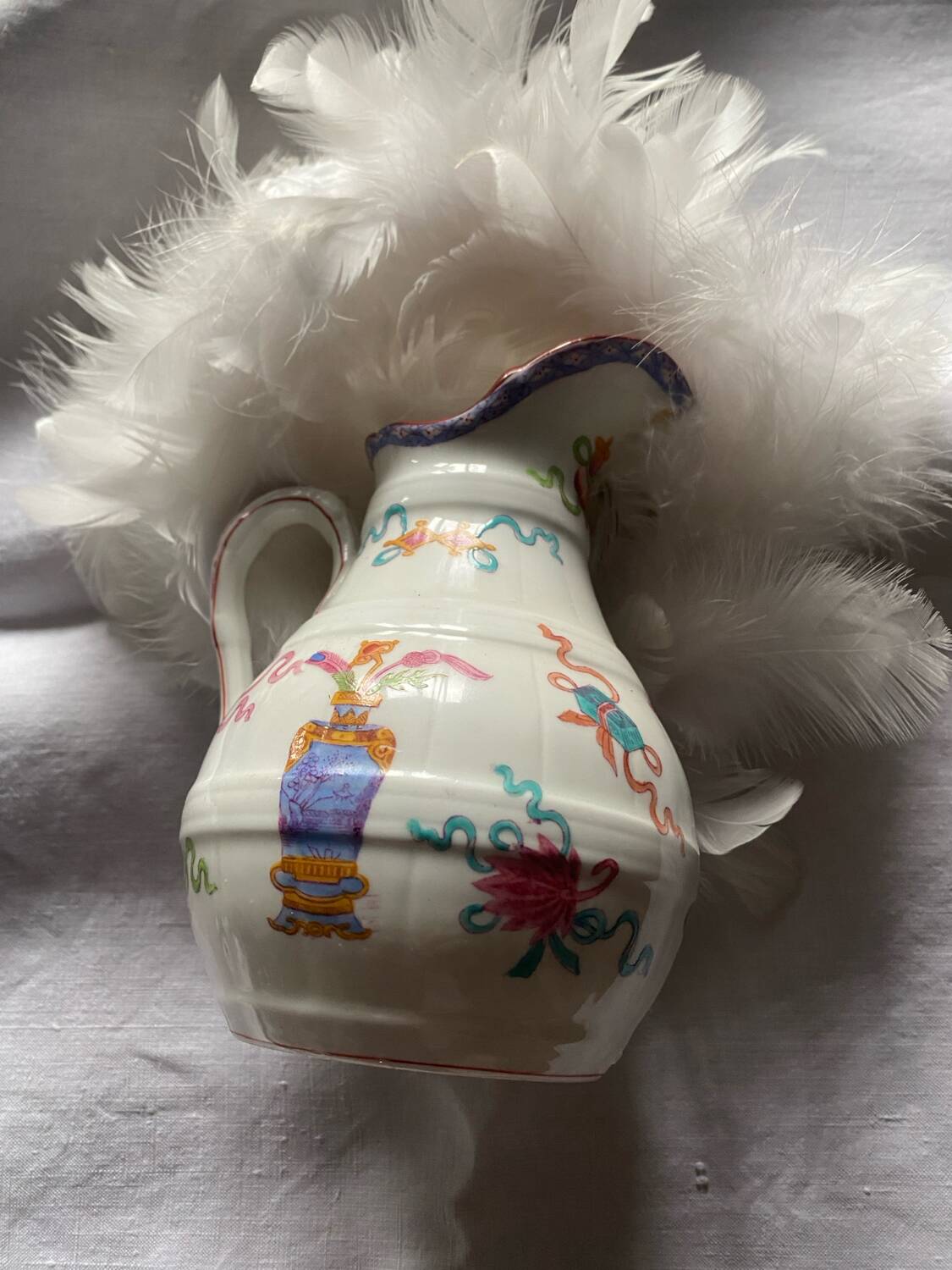 Antique Minton porcelain milk jug