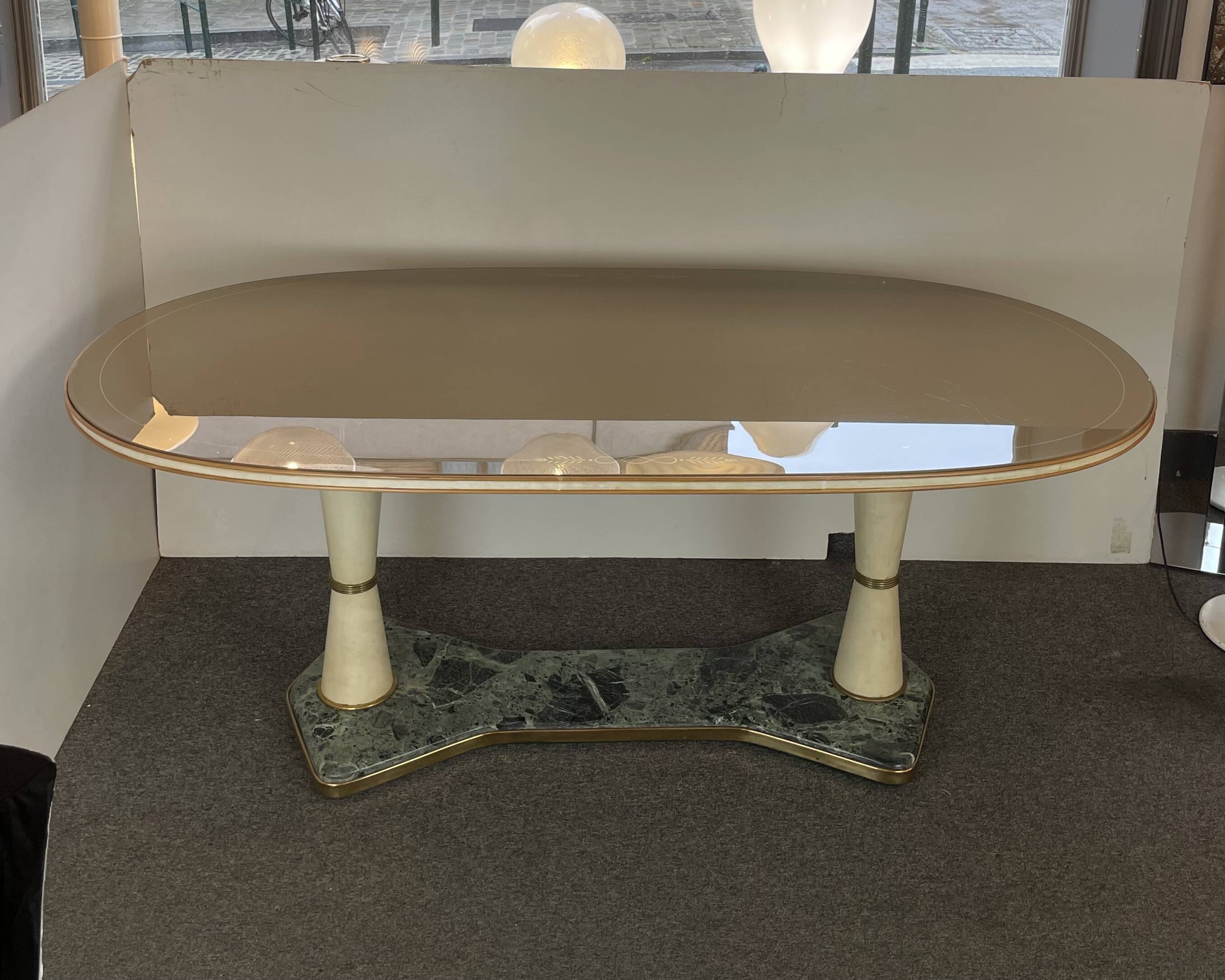 Dining Table att. to Vittorio Dassi by La Permanente Mobili Cantù, 1940s