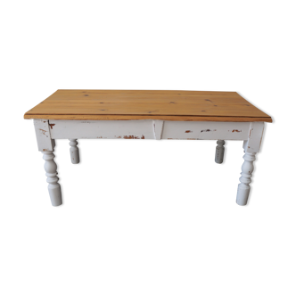 Solid wood coffee table