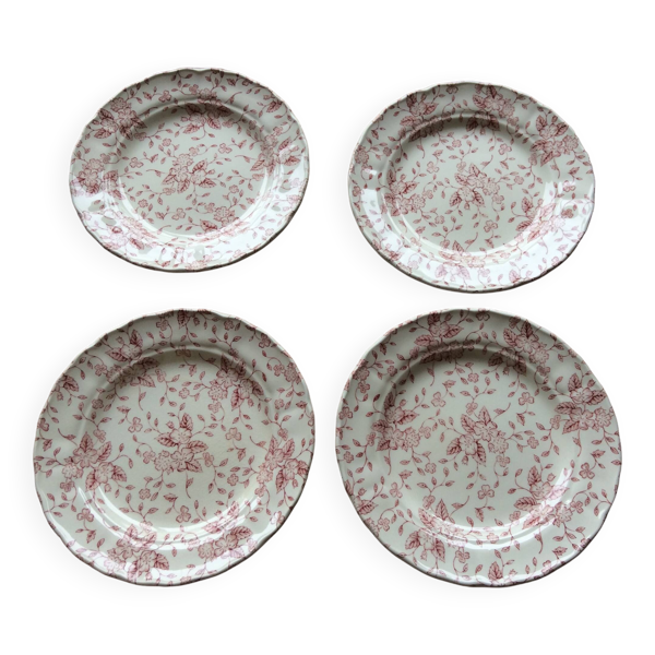 4 assiettes anglaises