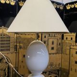 Cracked porcelain egg lamp 1980