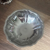 Vintage set of 6 finely engraved stainless steel bowls.