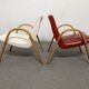 Pair of Bow Wood armchairs from the 50s/60s by Steiner