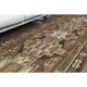 1970s Vintage Turkish Hand-Knotted Wool Cotton Brown Runner Rug 150x390