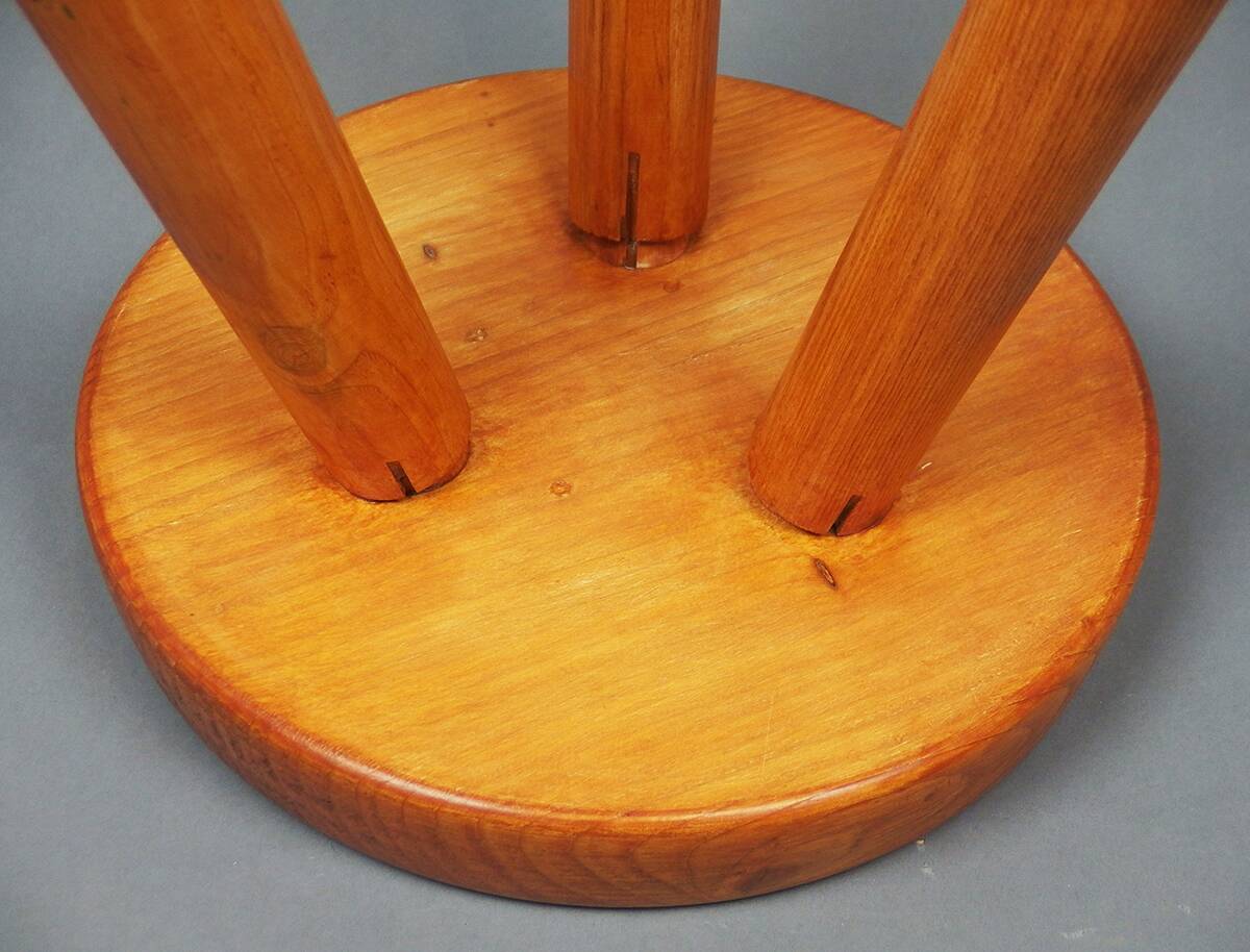 Stool "Les Arcs" by Charlotte Perriand
