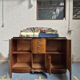 Marble top sideboard with mirror