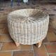 Tabouret Dalby IKEA en rotin