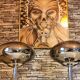 Pair of vintage lamps 1970 Italy