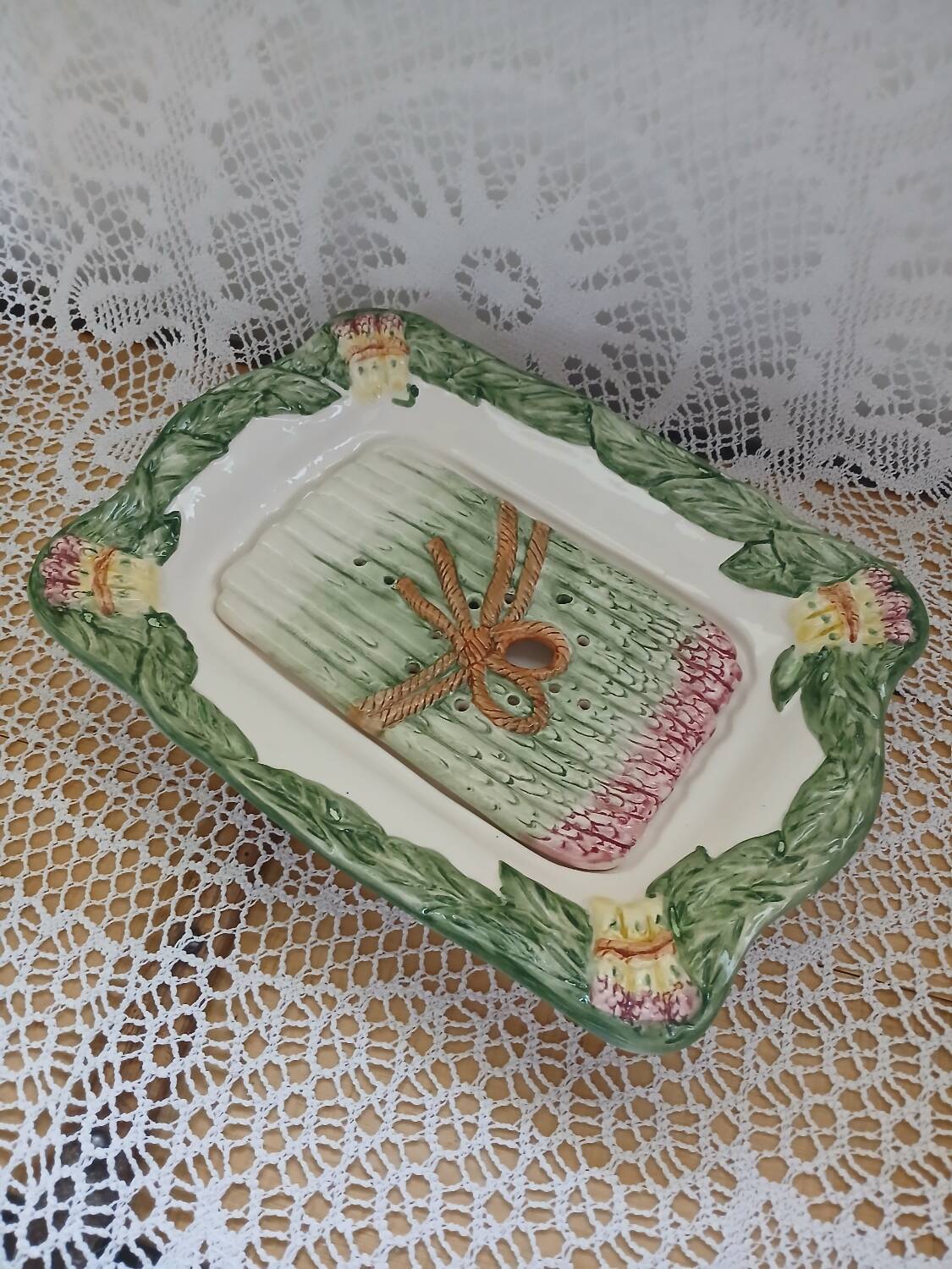 Slush-style asparagus dish