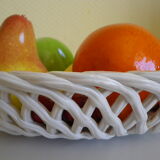 Fruit basket, ceramics, interior or table decoration, 1960