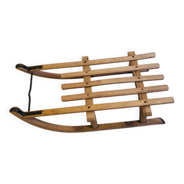 Vintage wooden sled from the 1950s/60s