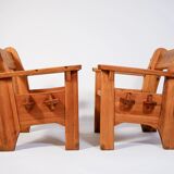 David Rosèn, pair of Berga armchairs for Nordiska Kompaniet, 1944.