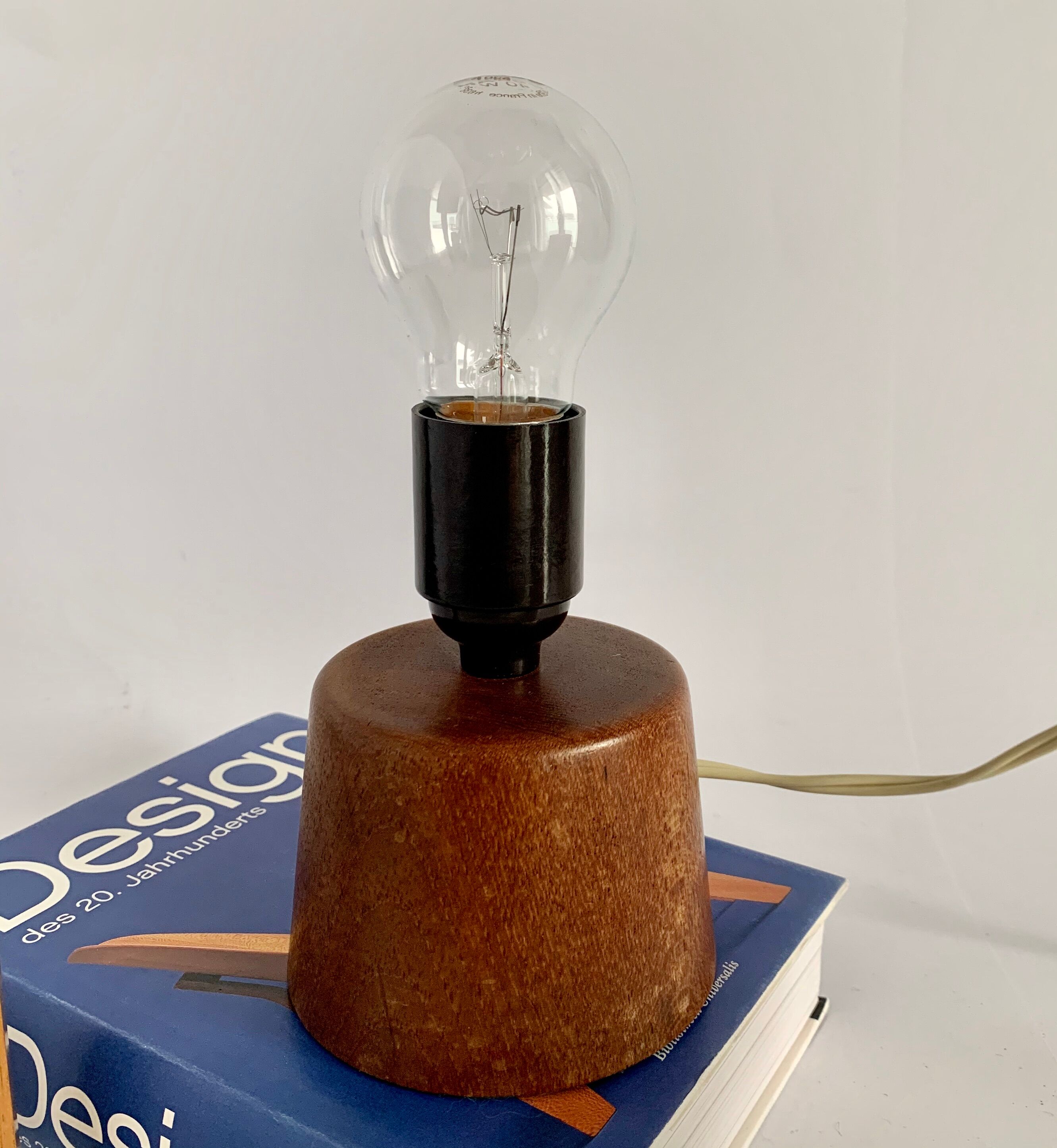 Mid-Centry Teak Lamp, Denmark, 1960s