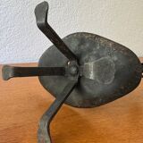 Brutalist wrought iron chandelier from the 60s