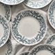 12 flat ironware plates “Louis XVI” Saint Amand and Hamage